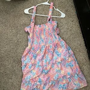 Simply Southern Pink Pineapple Dress